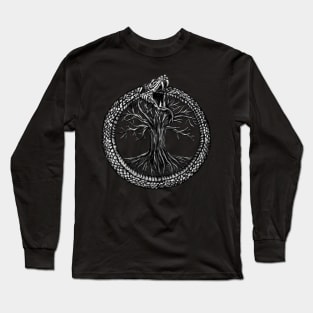 Ouroboros with Tree of Life Long Sleeve T-Shirt